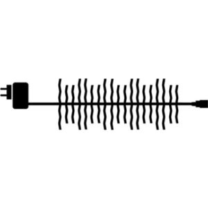 Sirius Top-Line Ultra Cluster udendørs lyskæde, 400 varm hvide lys, 3 meter, startsæt