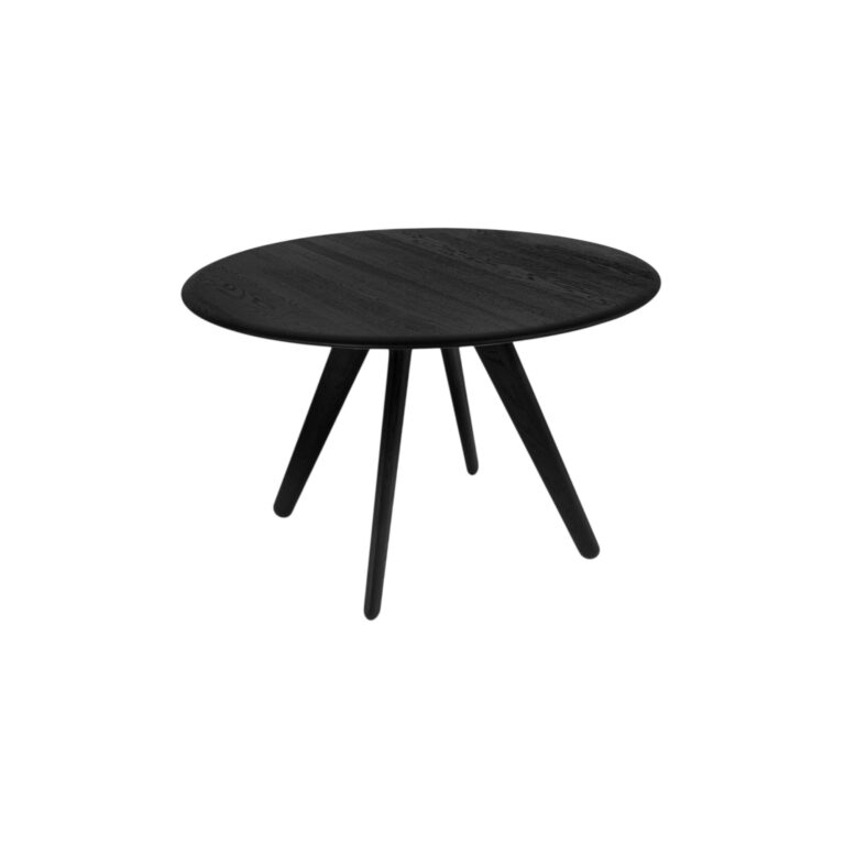 Slab sofabord Ø120 sort