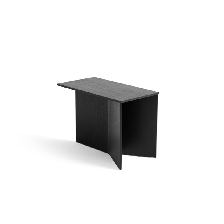Slit Wood Sofabord Oblong Sort