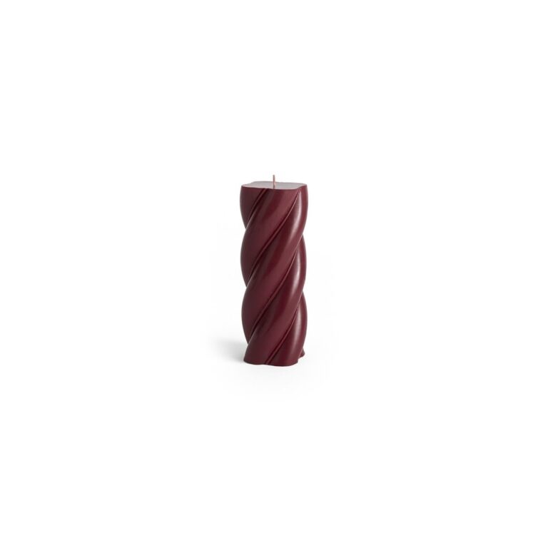 Soft Serve Stearinlys Mellem Bordeaux