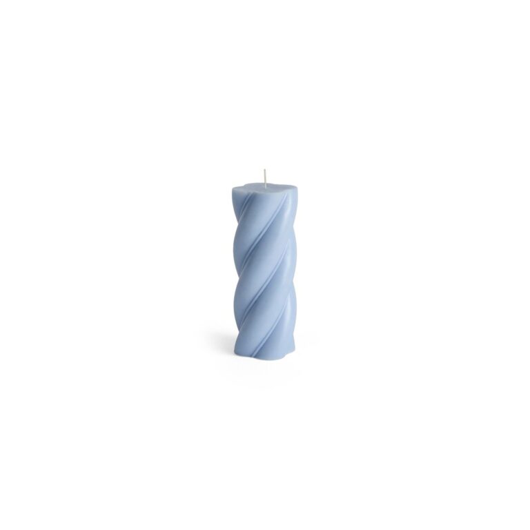 Soft Serve Stearinlys Mellem Light Blue