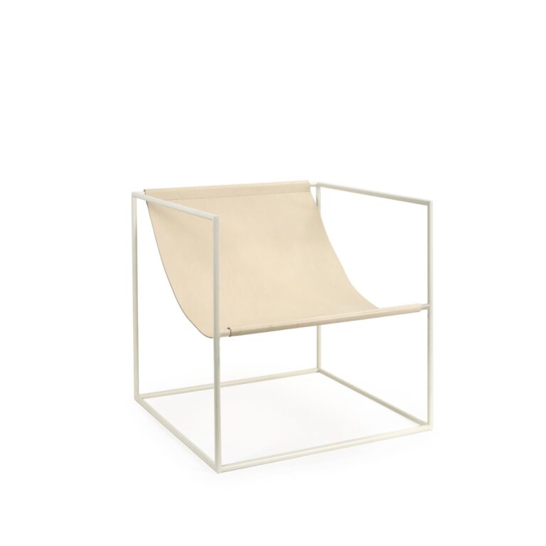 Solo Seat Lænestol Hvid/Læder