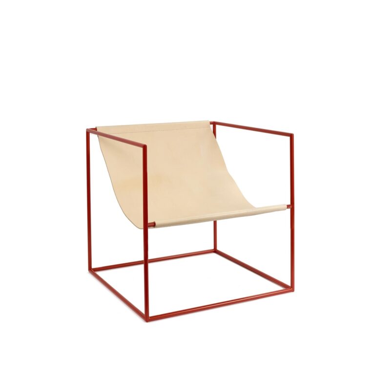 Solo Seat Lænestol Rød/Læder