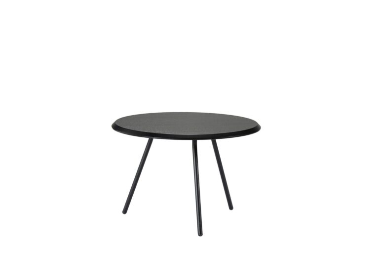 Soround Sofabord Sort Ask Ø60 H39,5