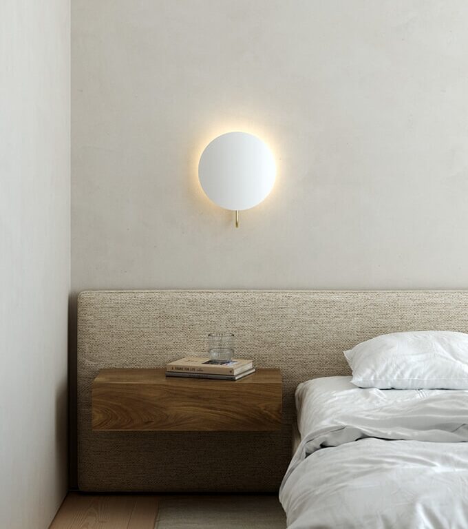 Spargo væglampe, hvid