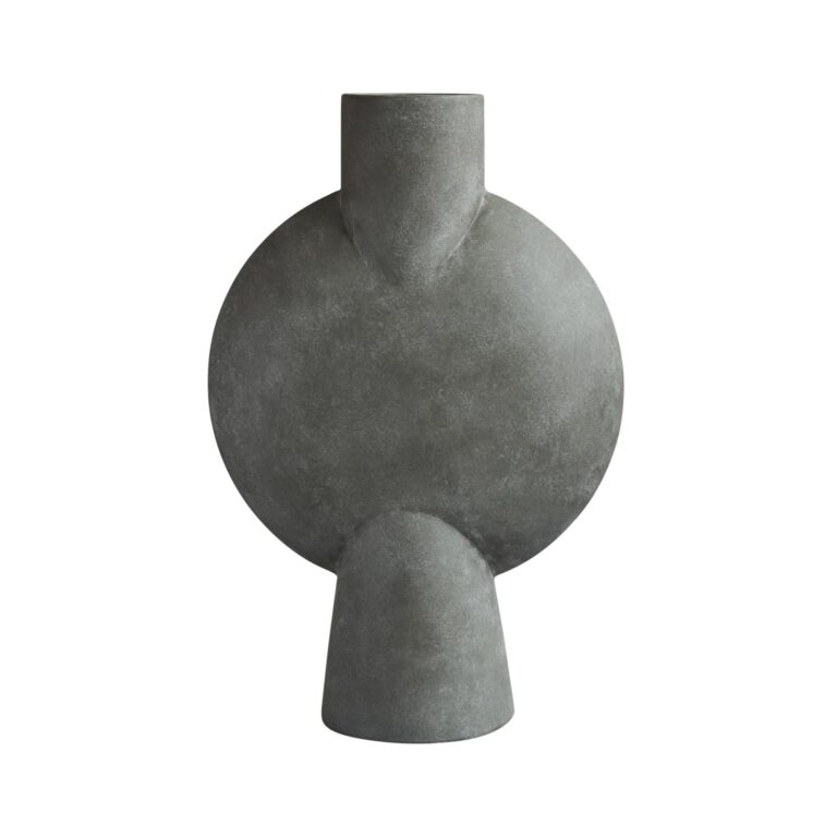 Sphere Vase Bubl Hexa Mørkgrå