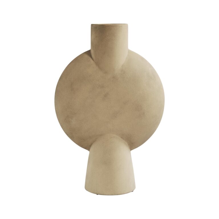 Sphere Vase Bubl Hexa Sand