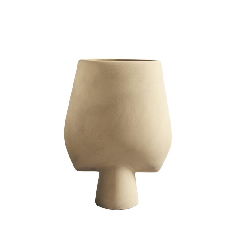Sphere Vase Square Stor Sand