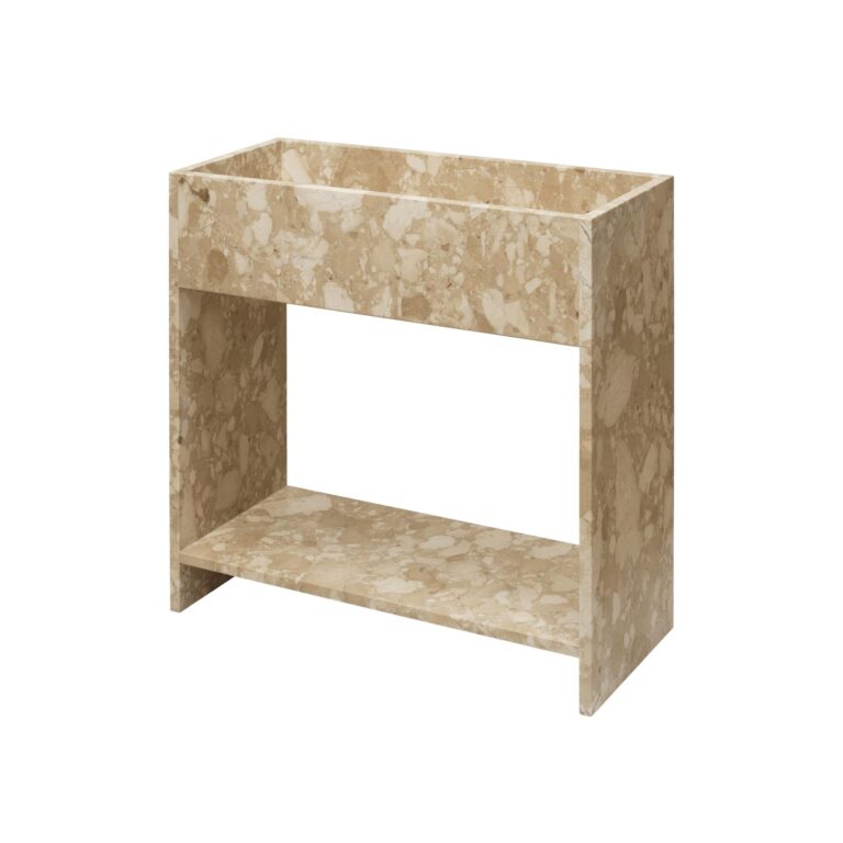 Stone Plantekasse Med Hylde Sand