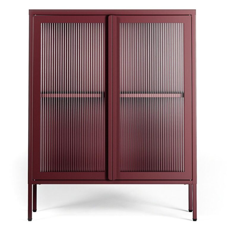Store Skab 90x110 cm Bordeaux