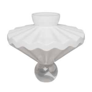 Stori Ballerina Glas Vase Milky