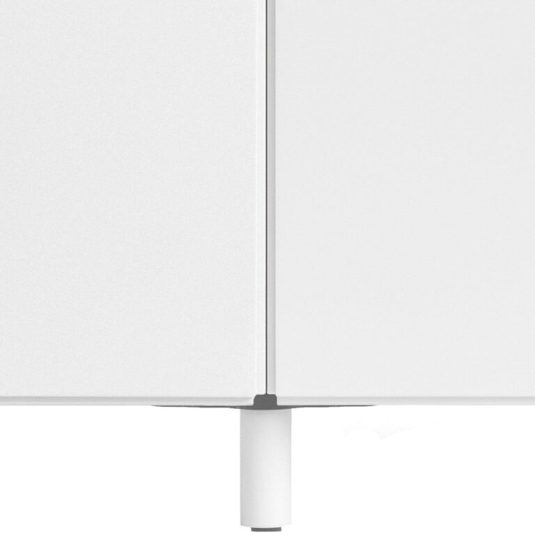 String Relief Koblingsfødder Til Kommode 2-pak e - Kommoder Aluminium Hvid - RELIEF-CLEG-300-2