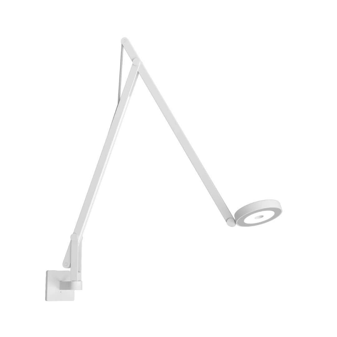 String W1 Væglampe - DTW (Dim-To-Warm) - Mat Hvid/Sølv - Rotaliana