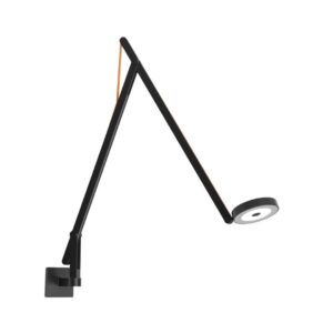 String W1 Væglampe - DTW (Dim-To-Warm) - Mat Sort/Orange - Rotaliana