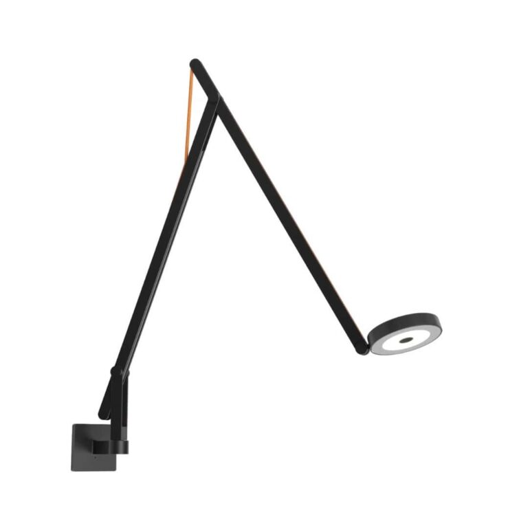 String W1 Væglampe - DTW (Dim-To-Warm) - Mat Sort/Orange - Rotaliana