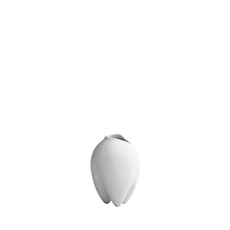 Sumo Vase Slim Petit Bone White