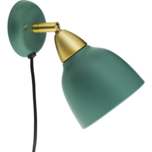 Superliving Urban væglampe, kort, mørk grøn