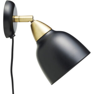 Superliving Urban væglampe, kort, sort