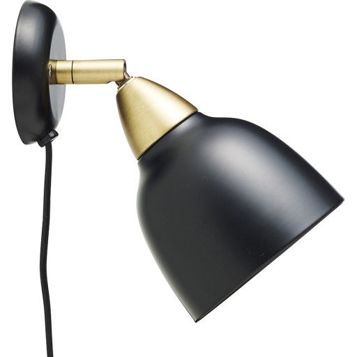 Superliving Urban væglampe, kort, sort