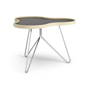 Swedese Flower Sofabord 66x62 Sort/Bøg/Krom