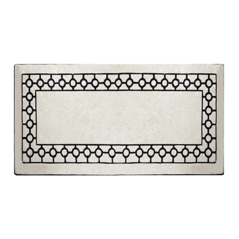 TEPPI Bague Hall gulvtæppe, m. mønster, rektangulær - multifarvet polyester (80x200)