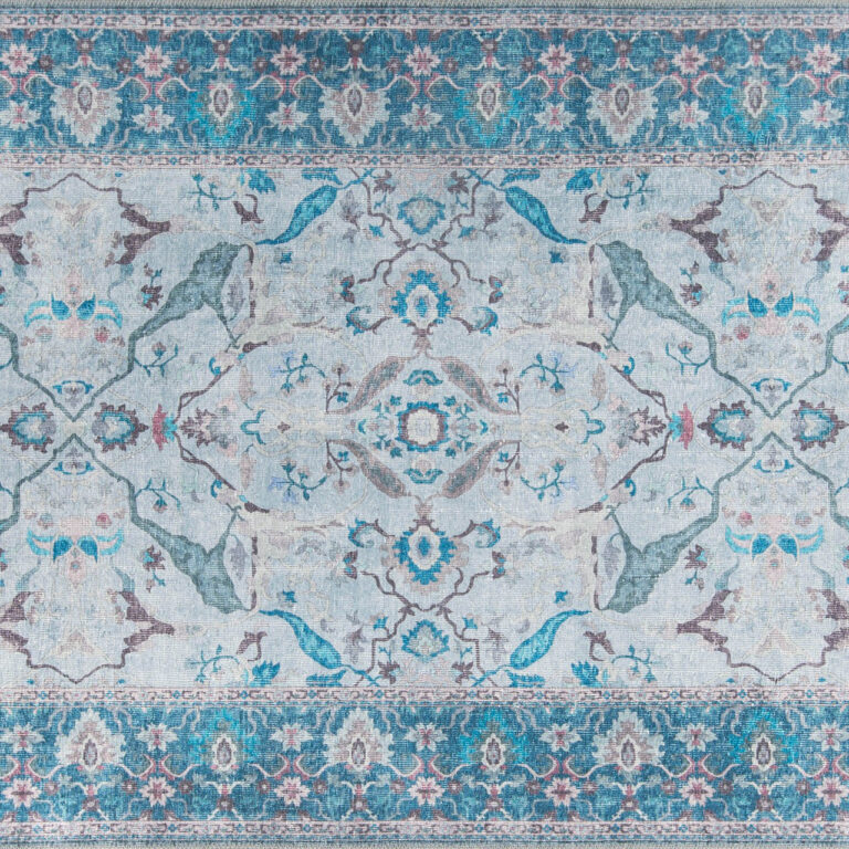 TEPPI Dorian Hall gulvtæppe, m. mønster, rektangulær - multifarvet polyester (75x150)