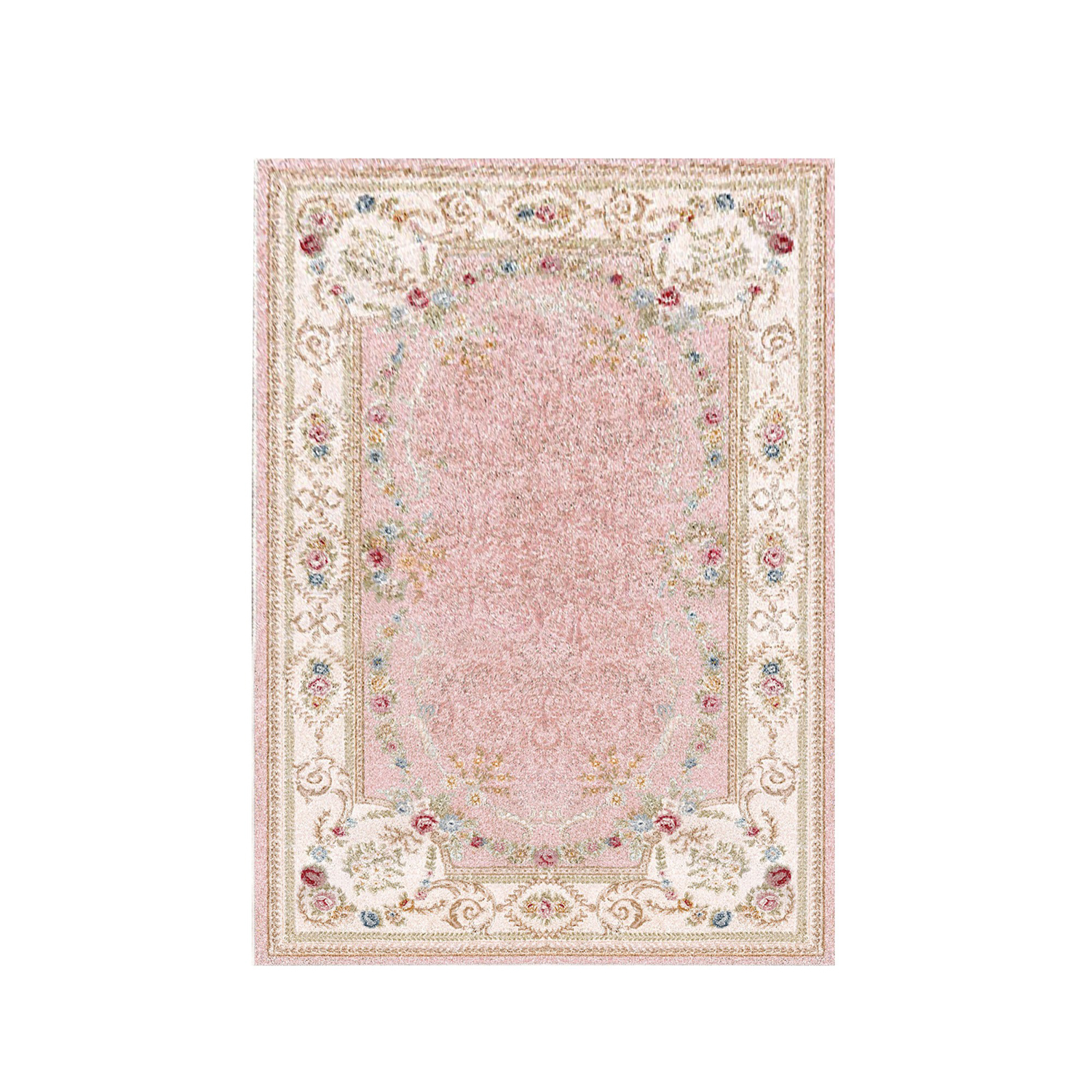 TEPPI Els1800 gulvtæppe, rektangulær - multifarvet fløjl stof (180x280)