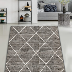 TEPPI Rodaja Hall gulvtæppe m. mønster, rektangulær - multifarvet bomuld og chenille (80x150)