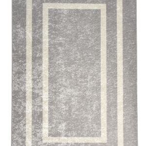 TEPPI Silver gulvtæppe m. mønster, rektangulær - multifarvet polyester (160x230)