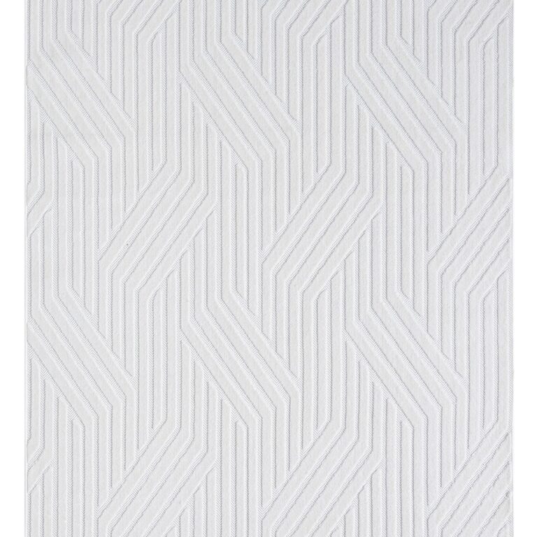 TEPPI Sosa Hall gulvtæppe, rektangulær - hvid polypropylen (100x150)