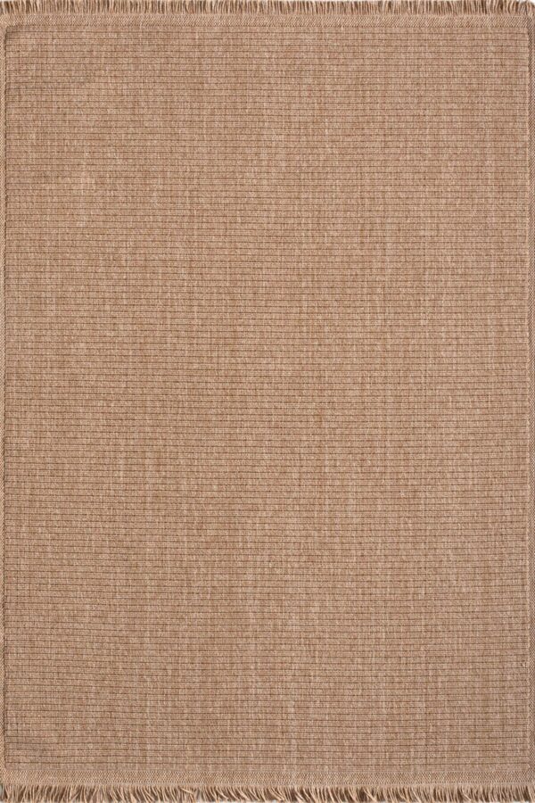 TEPPI Vlora TEPPI Vlora gulvtæppe m. frynser, rektangulær - beige polypropylen (100x300)