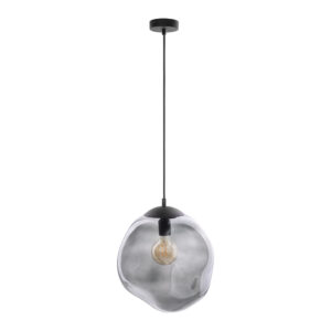 TK Sol loftlampe - grafit glas og sort metal