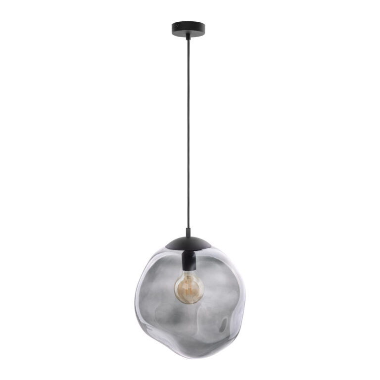 TK Sol loftlampe - grafit glas og sort metal