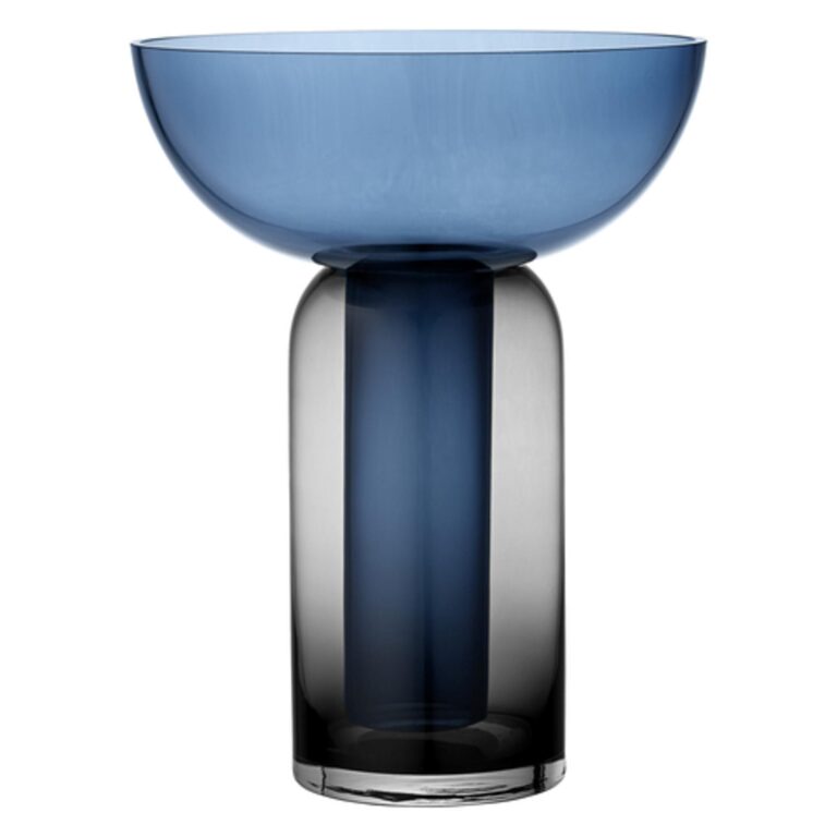 TORUS Vase H33 Sort/Navy