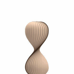 TR10 gulvlampe, birk/natur, 40 x 105 cm