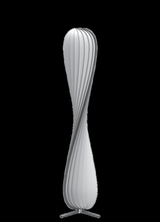 TR7 gulvlampe, PC Nonwoven/hvid, 25 x 148 cm