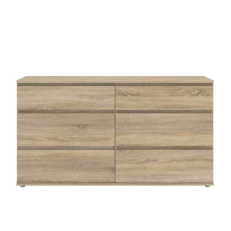 TVILUM Nova Kommode - Naturfarvet Komposittræ, Eg struktur, (84x50)