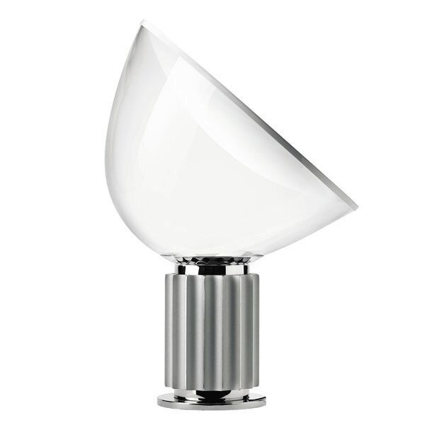 Taccia LED Bordlampe Aluminium/Glas