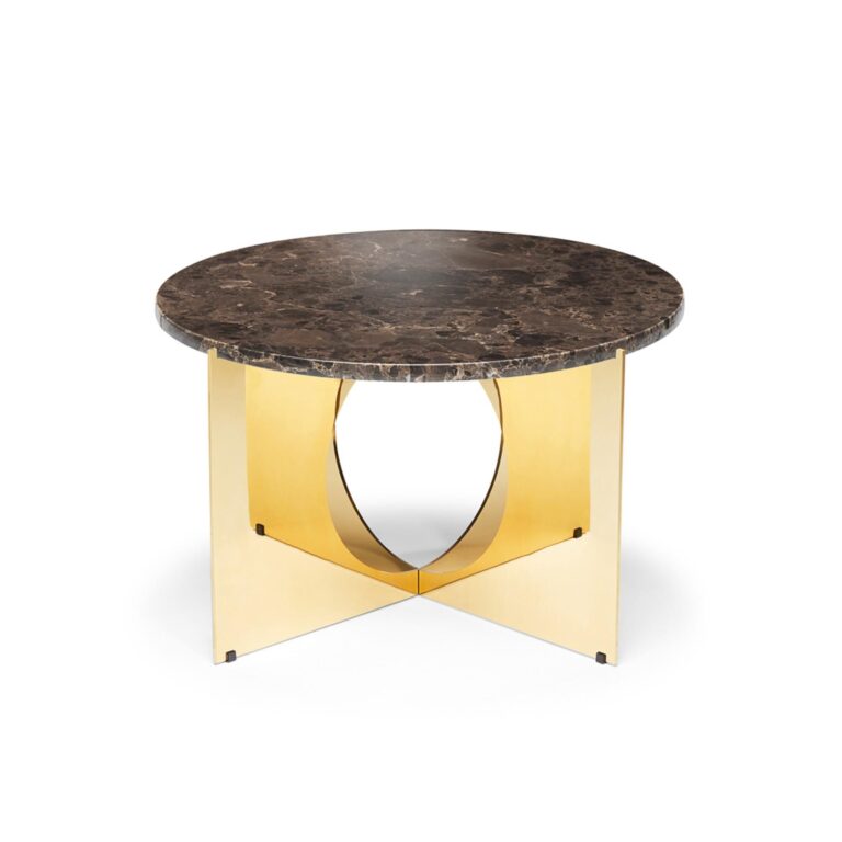 This Is Art Sofabord Guld/Brun Marmor