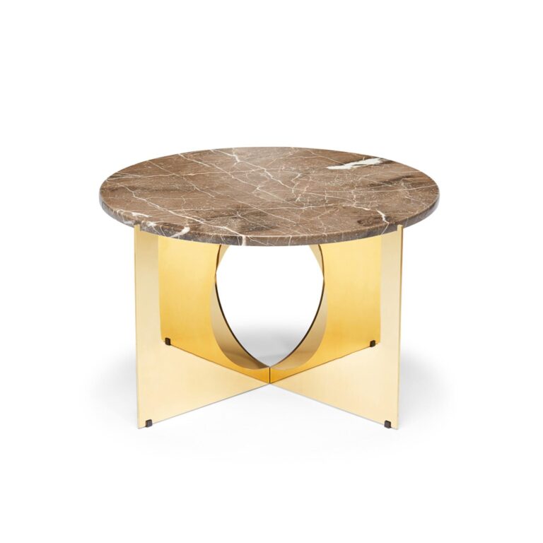 This Is Art Sofabord Guld/Grå Marmor
