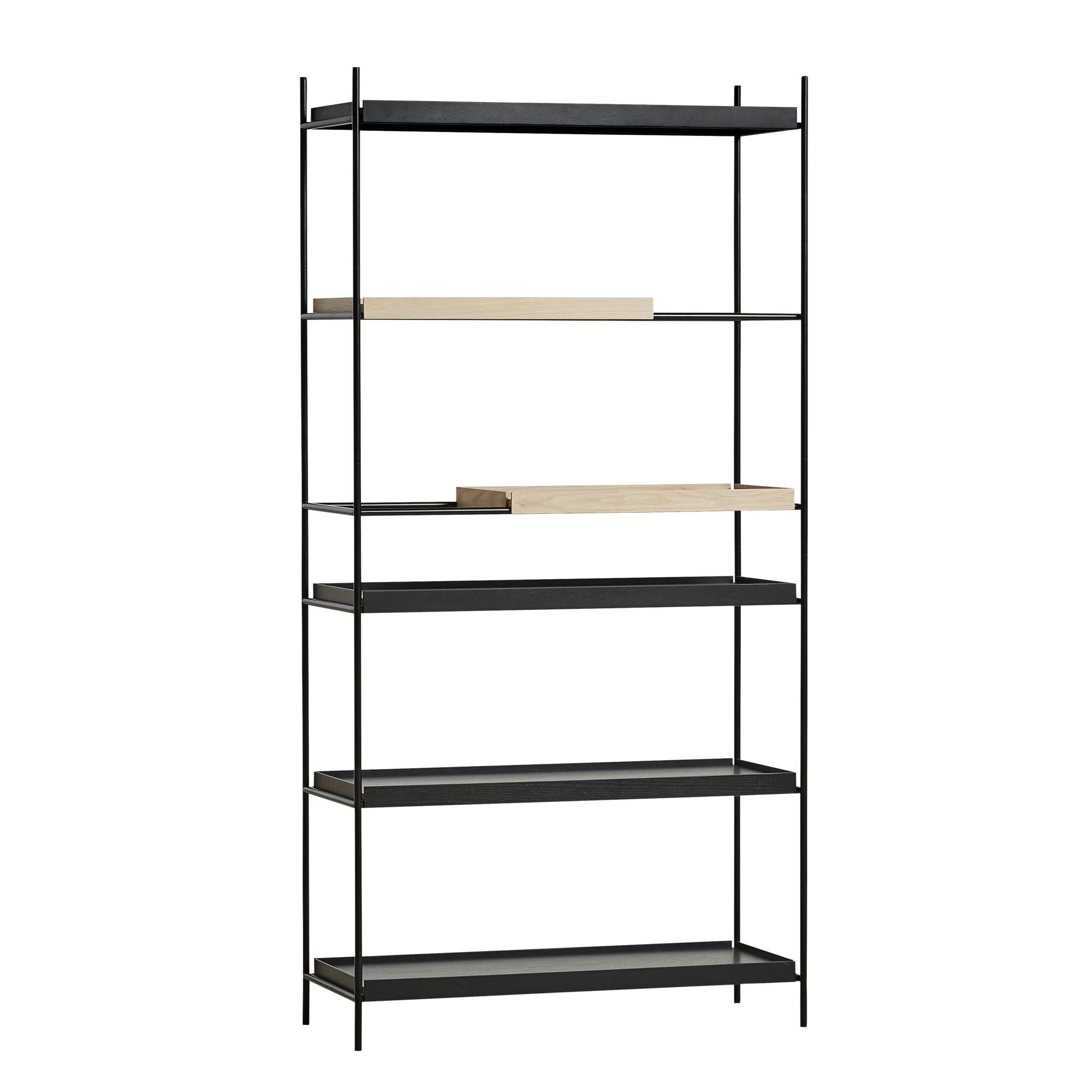 Tray Reol Høj Sort/Eg