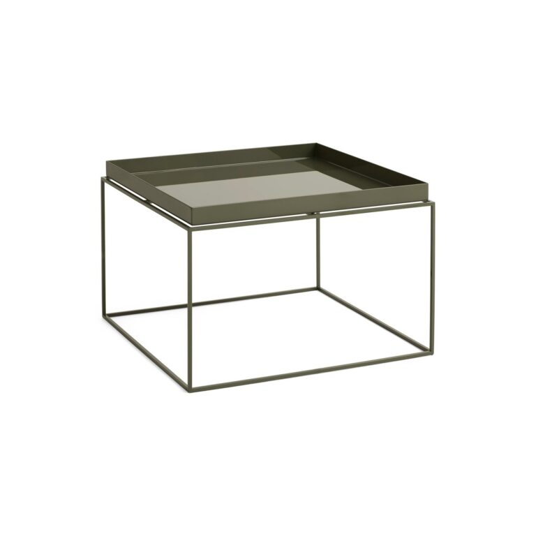 Tray Sofabord Olivengrøn/Stål