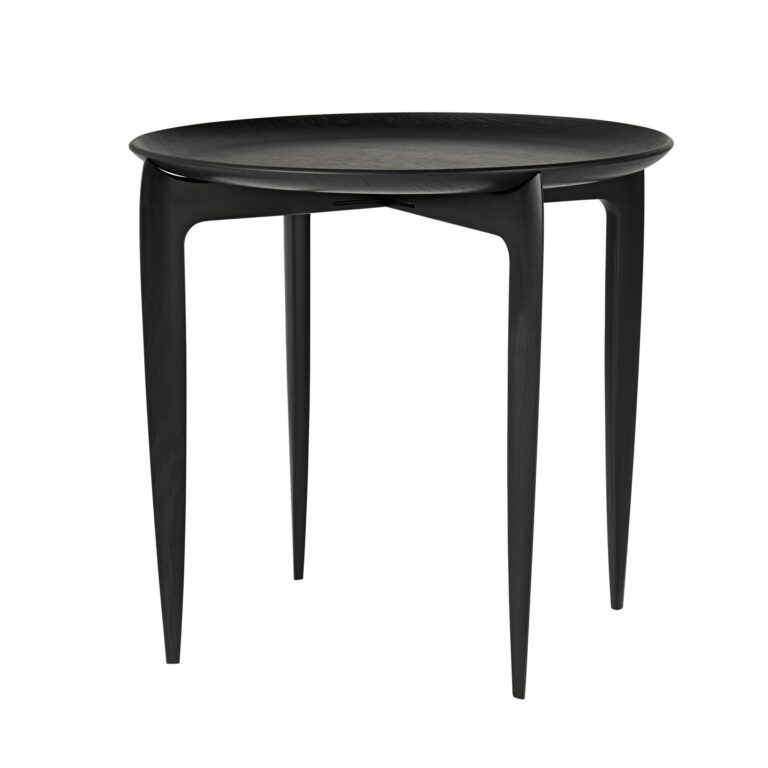 Tray Sofabord Sort Ø45