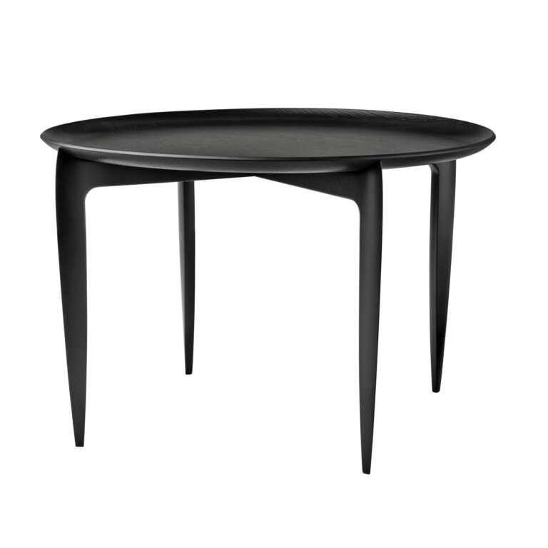 Tray Sofabord Sort Ø60