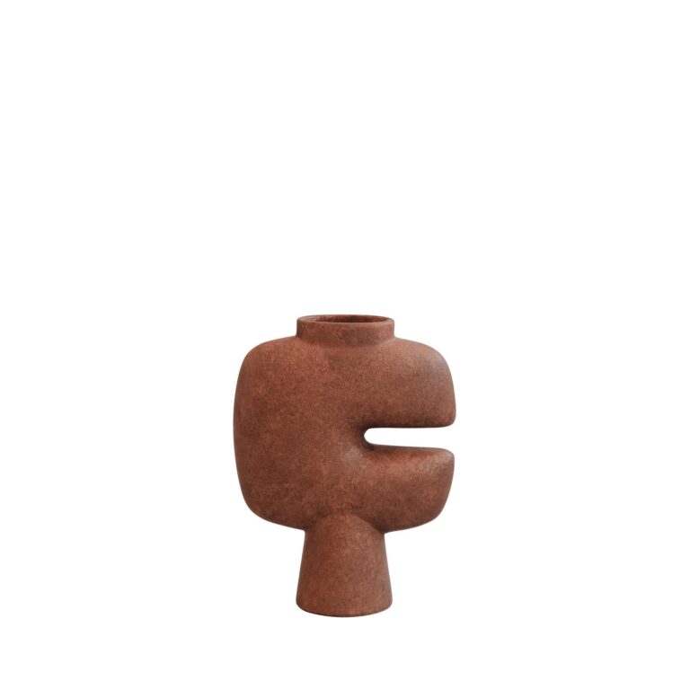 Tribal Vase Medium Terracotta