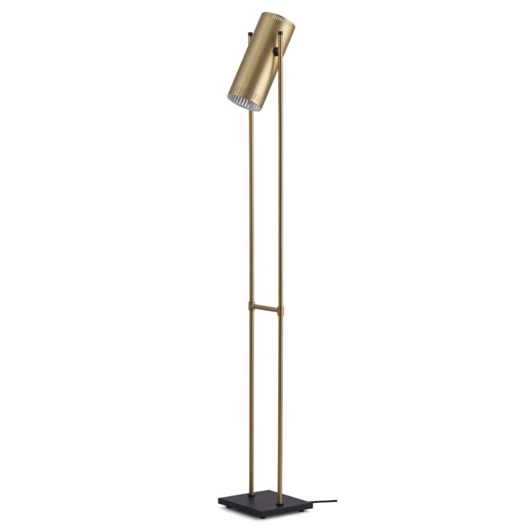 Trombone Gulvlampe Messing