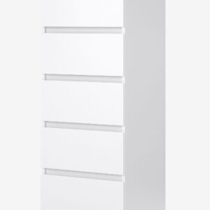 Tvilum - Naia Kommode 5 skuffer - Pakke - Hvid - Kommoder - - Homeroom