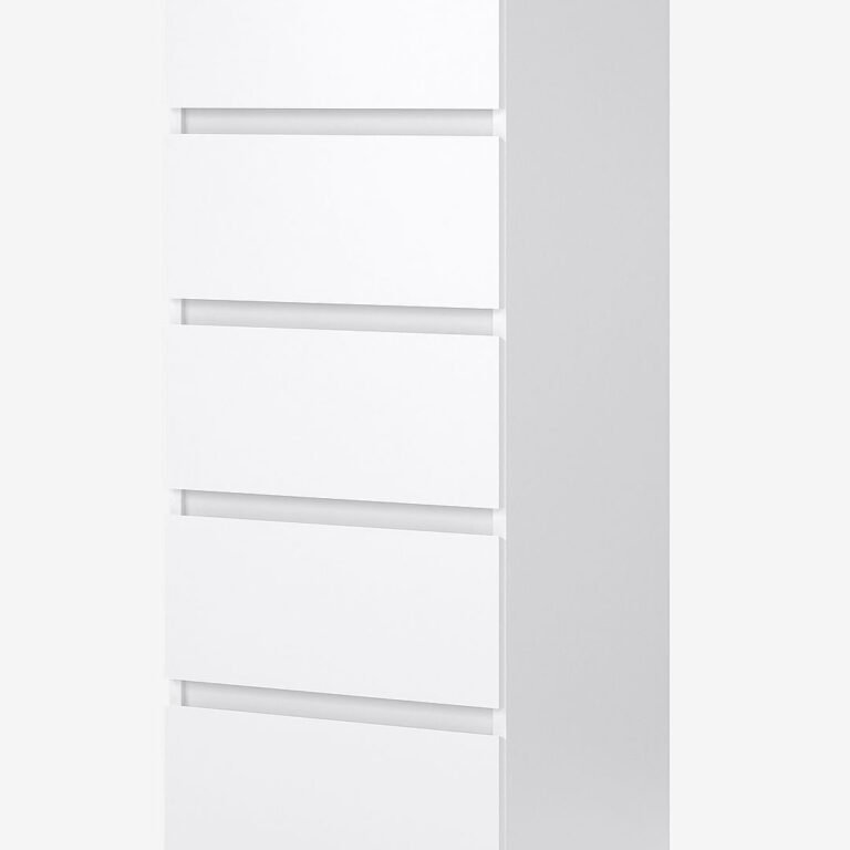 Tvilum - Naia Kommode 5 skuffer - Pakke - Hvid - Kommoder - - Homeroom