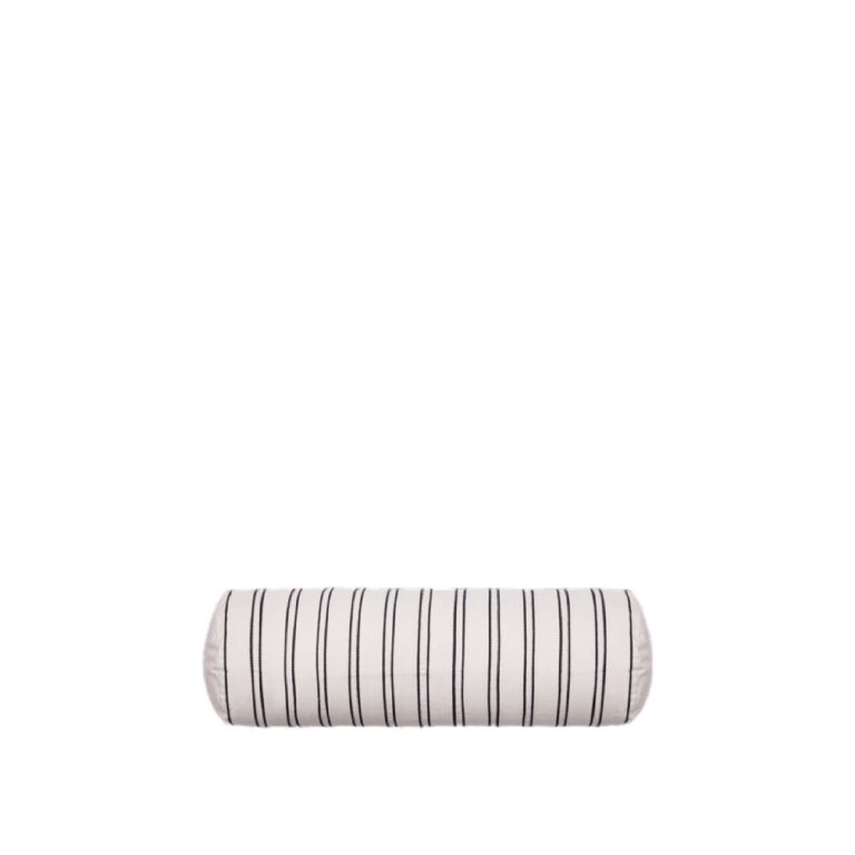 Twill Bolster Pude Off-White/Sort