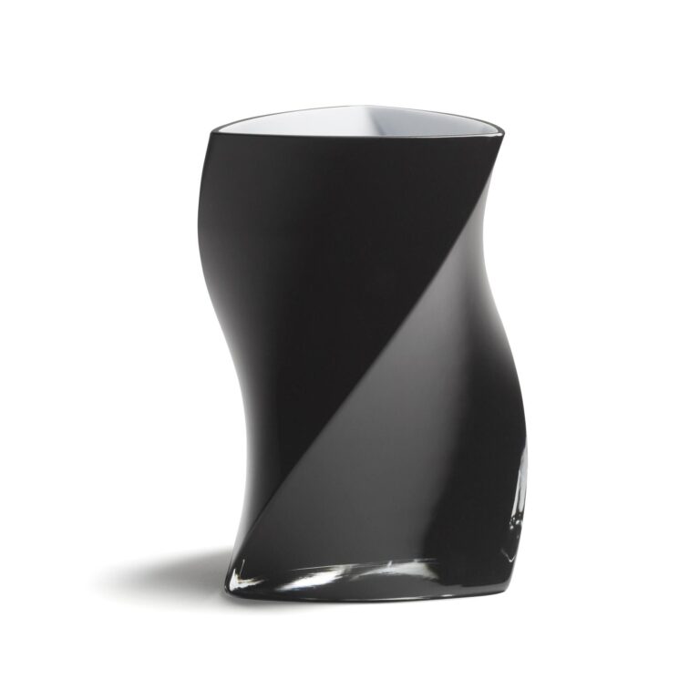 Twister Vase 24 cm Sort